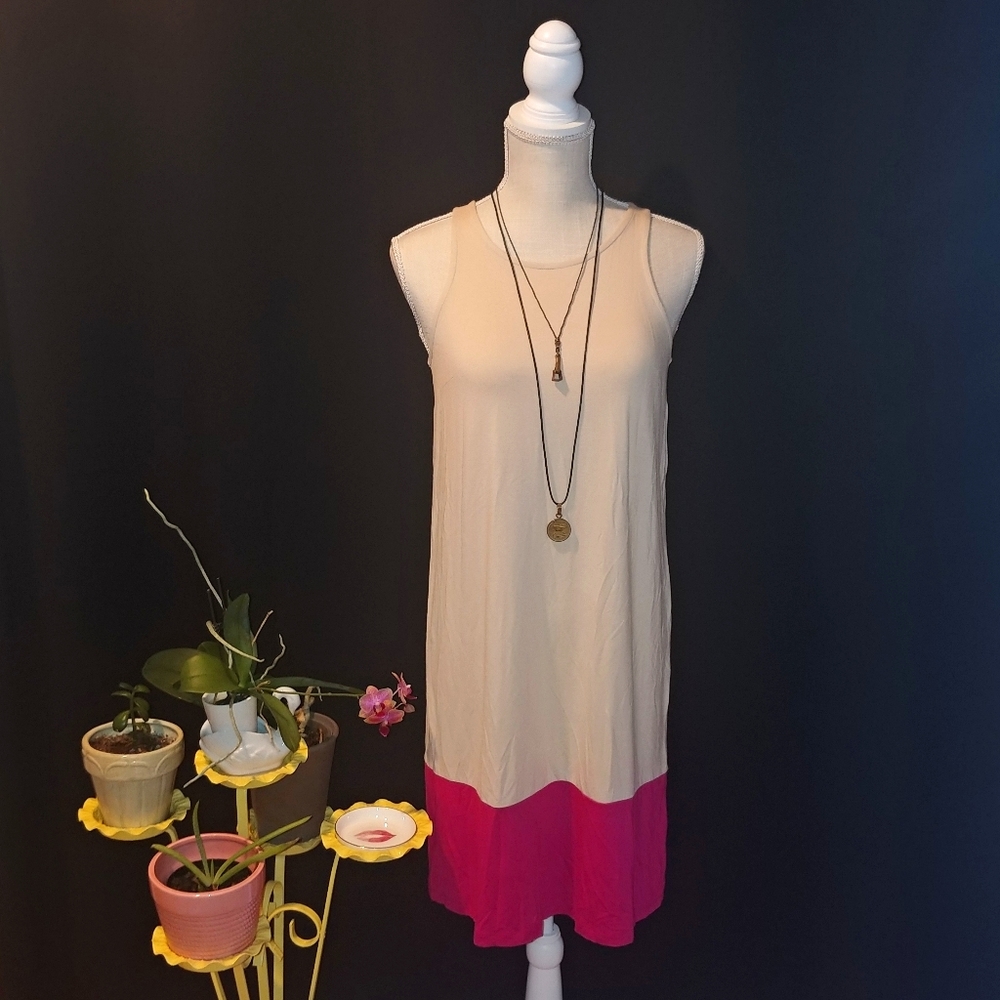 NWT❤️‍🩹 Cotton Color Blocked Comfy Summer Dress🔅